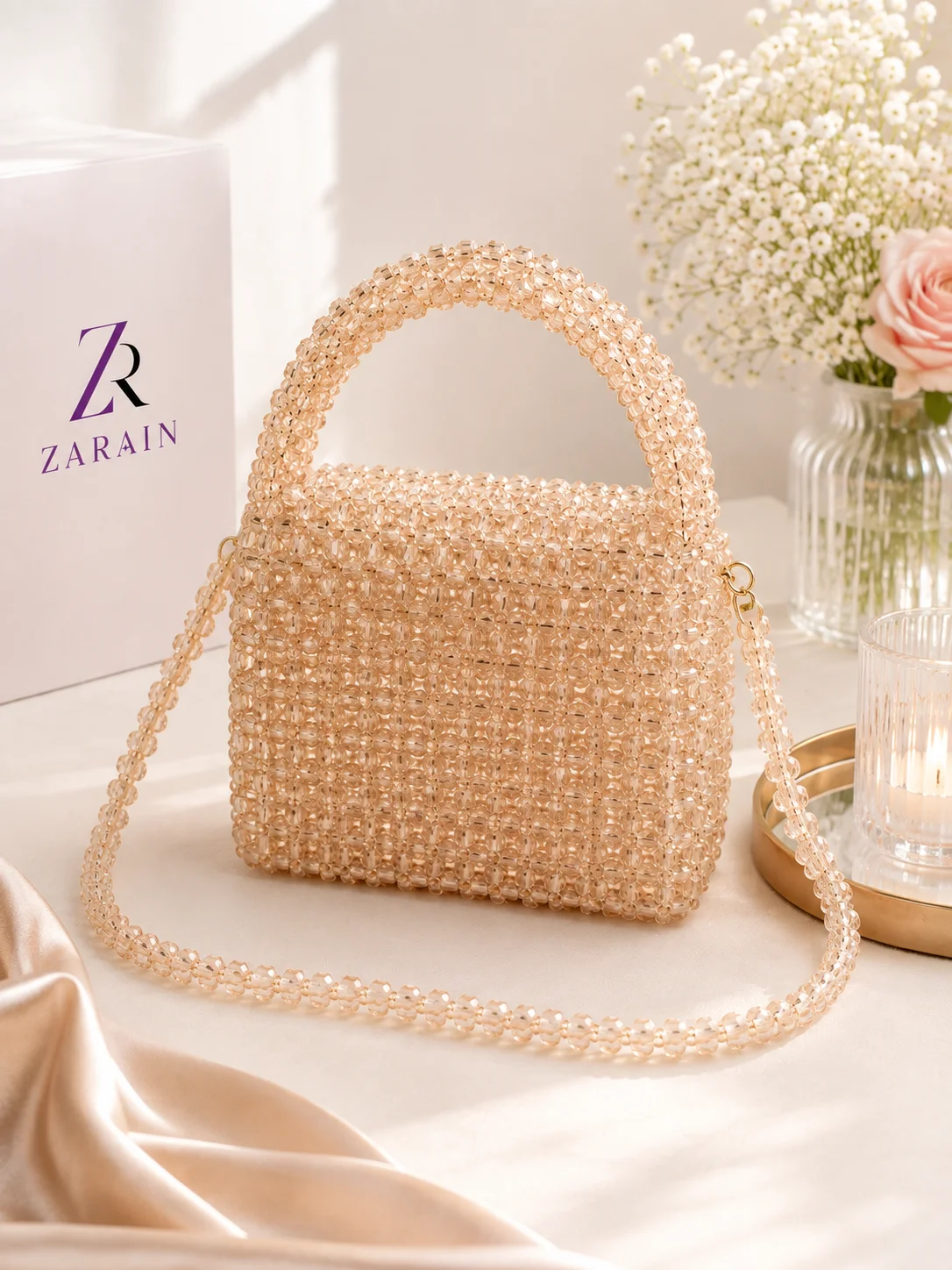Ruby Lumière Handmade Bag